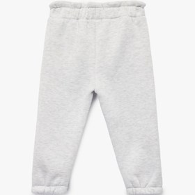 Resim Kız Bebek Nervürlü Cep Detaylı Beli Lastikli Şardonlu Jogger Eşofman Altı 