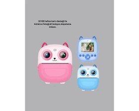 Resim Fantastik Store 48MP Çocuk Kamera Oyun ve Müzik Destekli Termal Yazıcı - Lisinya 