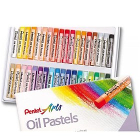 Resim Pentel Yağlı Pastel 36 Renk PHN36 