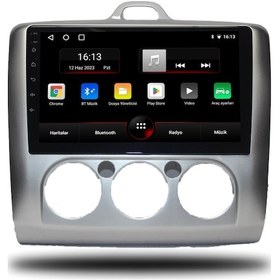 Resim Avaydel Ford Focus 2 Android Carplay Multimedya 2007-2011 Manuel Klima 8GB RAM + 128GB Hafıza + 4 Çekirdek 