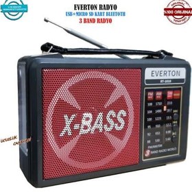 Resim Everton RT-1018 Bluetooth USB-SD-FM Nostaljik Radyo Şarjlı 