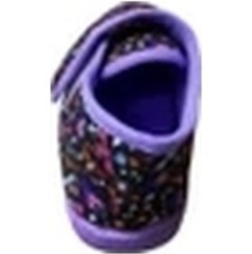 Resim Soylu Yumuşak Pamuklu Kız Çocuk Pandufu Mor Mor 