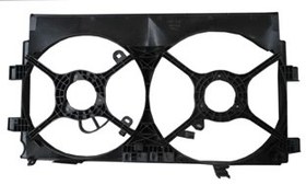 Resim Mitsubishi Lancer 2007 2008 Radyatör Ve Klima Fan Davlumbazı Boş Gövde (1.8 Cc) (Tw) 1355A087 