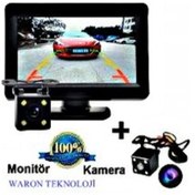 Resim Audiomax 5 İnc Araç Monitör + Gece Görüşlü Geri Vites Kamera 