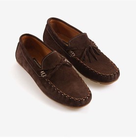 Resim Kemal Tanca Erkek Kauçuk Tabanlı Süet Loafer A9407 Kahverengi 