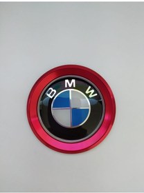 Resim Bmw Direksiyon Logo Ve Çerçeve (Mavi-Beyaz) 