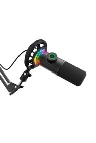 Resim Fifine K658 Usb Mikrofon Rgb Yayıncı Bilgisayar Mikrofonu. 