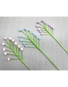 Resim El Örgüsü Dekoratif Tomurcuk Çiçeği 