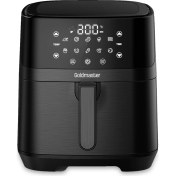 Resim Goldmaster Palmi Sıcak Tutma Özellikli 7 Litre Geniş Xxl Dokunmatik 10 Ön Ayarlı Airfryer Sıcak Hava Fritözü 
