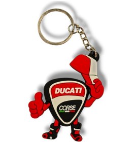 Resim Motosiklet Uyumlu Anahtarlık Maskot Silikon İthal Ducati Anahtarlık 