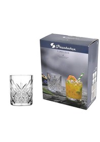 Resim Paşabahçe 4'lü Dekorlu Viski Bardağı Timeless 52790 