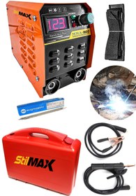 Resim stilmax Germany Dijital Ekran Çanta Tipi Invertör Kaynak Makinesi 201 Amper Çantalı Set + 5ad Elektrod 