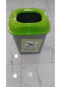 Resim Cam Atık Geri Dönüşüm Kutusu Çöp Kovası 50 Litre 