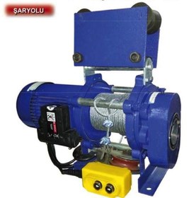 Resim Max Extra Şaryolu Endüstriyel Vinç Monofaze 300/600 kg 