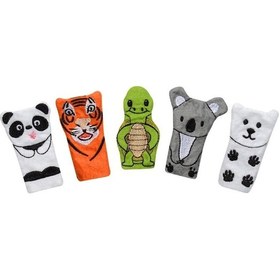 Resim Nesli Tükenmekte Olan Hayvanlar Parmak Kukla Seti 