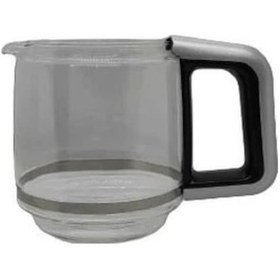 Resim Tefal Uyumlu Mytea Çay Makinesi Cam Demlik Gri - Siyah 