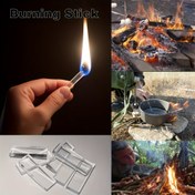 Resim Macera Severler İçin Nihai Yakıt, Tatsız Dumanı Olmayan Akrilik Yanma Çubuğu - Zorlu Koşullarda Kurtarma, Yürüyüş/Şömine/Dağcılık/Kamp/Izgara/Acil Durum Hayatta Kalma Çakmak Odunu Temel Araçlar Elektriksiz 