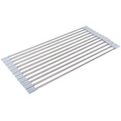 Resim Mutfak Rafı Lavabo Kase Katlanır Su Filtreleri 46x22cm Gri 