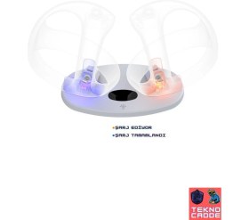 Resim Beboncool TP5-3505 LED Işıklı Playstation Vr2 Ps Vr2 Gamepad Joystick Manyetik Şarj Standı 