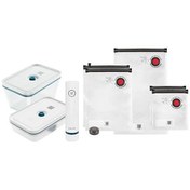 Resim 368150140 Borosilikat Cam L 8 Parça Akdeniz Mavisi Lamer Vakum Başlangıç Seti Zwilling