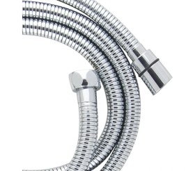 Resim Jakuzi Duş Hortumu Prinç Kordon Krom Kaplama 190 cm 1/2-3/8 
