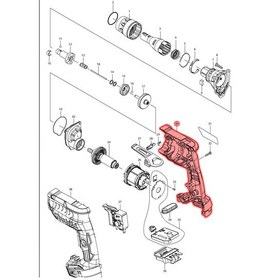 Resim Makita DFS452RFE Gövde Ürün Kodu 187993-9 