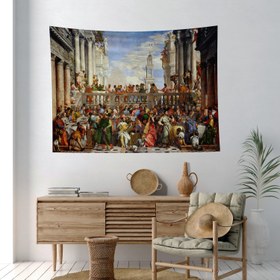 Resim The Wedding at Cana Duvar Örtüsü - 60 cm x 90 cm 