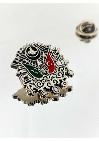 Resim Yörük Tasarım Osmanlı Tuğrası Yaka Rozeti 