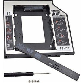 Resim Vigor 9.5mm Sata Hdd Harddisk Caddy Kızak Kutu Laptop Ssd Notebook Ikinci Hdd Takma 