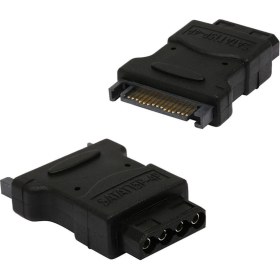 Resim Alfais 5027 Sata To Ide Power 4 15 Pin Çevirici Dönüştürücü Adaptör 