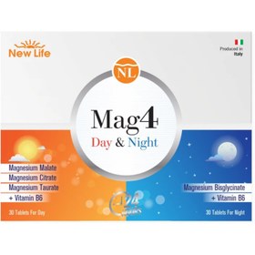 Resim New Life Mag4 Day & Night 30 + 30 (60 tablet) 