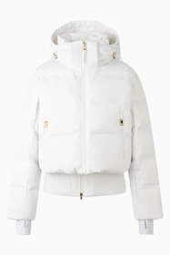 Resim Suri Beyaz 2-in-1 Kaz Tüyü Dolgulu Kadın Kayak Montu - Beyaz / S 