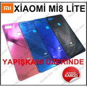Resim Xiaomi Mi 8 Lite Arka Kapak Batarya Pil Kapağı (Cam) (368847713) 