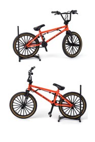 Resim TUENGİ STORE Metal 1:8 Ölçek Oyuncak Bmx Bisiklet Koleksiyonluk Die Cast Model Bisiklet İnce Detaylı 