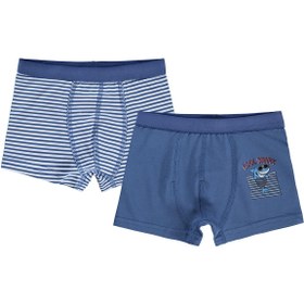 Resim Civil Boys Shark 2-10 Yaş Erkek Çocuk 2'li Boxer - Standart / 6-7 Yaş 
