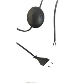 Resim Şahnet Yuvarlak Arapuarlı Fişli Kablo Siyah 4Mt Abajur Masa Lamb N11.52388 