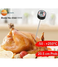 Resim Testo Üstten Göstermeli Mini Termometre 20.5cm Prob 
