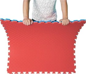 Resim Affectione . A Kalite 26Mm 100X100 Mavi Kırmızı Tatami Zemin Minderi 