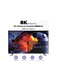 Resim Bix Premium eARC Yüksek Hızlı HDMI 2.1 Kablo 2 M 