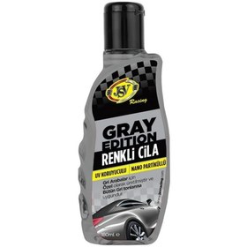 Resim Jsv Racing Grey Edition Gri Renkli Cila 180 Ml Gri Boyalı Araçlara 