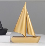 Resim Lijinxu Yelkenli Gemi Heykeli Yelkenli Modeli Yatak Odası Aureate 