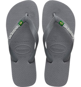 Resim HAVAIANAS Brasil Logo Steel Grey Erkek Parmak Arası Terlik 4110850-5002 - Gri / 41-42 