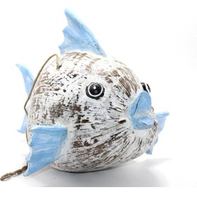 Resim Ahşap Balık Figürü 