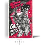 Resim Sin City Ahşap Tablo 8mm 