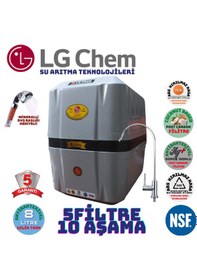 Resim Lg Chem Cool Gri Beyaz 8lt 5fl 10 Aşama Su Arıtma Cihazı 