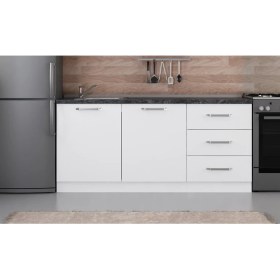 Resim Minar 180 cm Mutfak Dolabı Beyaz 180-B1-ALT Modül 