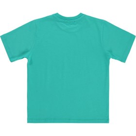 Resim Civil Boys Basic Surf Etiketli 6-9 Yaş Tişört - Yeşil - Benetton / 7-8 Yaş 