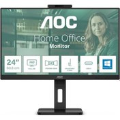 Resim Aoc 24P3CW 1Ms 100Hz 1XHDMI 1XDP USB 3.2 1920X1080 Hoparlör Çerçevesiz Flicker-Free Vesa 23.8" Monitör 