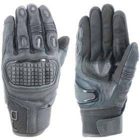 Resim Oj Bad Siyah Korumalı Motosiklet Eldiveni S 