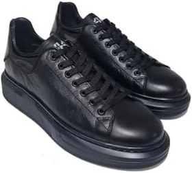 Resim MARCOMEN Bağcıklı LV Model Baskılı Kalın Düz Taban Sneaker Ayakkabı 21006 